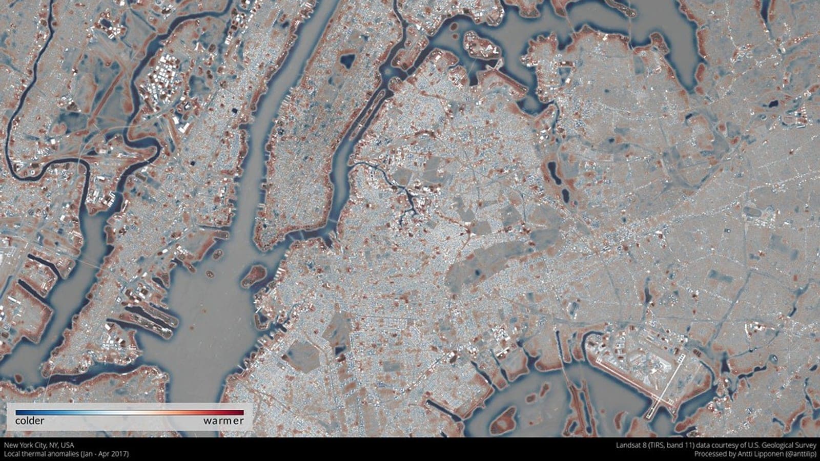 Mapping Urban Heat Islands with Landsat LST in Google Earth Engine